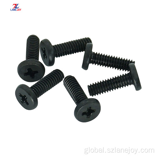 pan machine screw M2M2.5M3Back Round Pan Cross Head Screw Manufactory